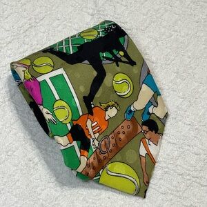 Men’s tennis tie, Nicole Miller 100% silk